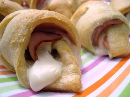 recetas para niños rollitos de jamon