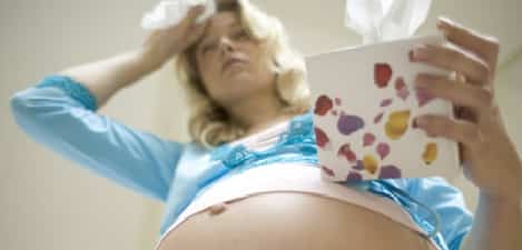 frenar a la gripe durante el embarazo