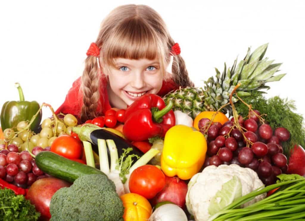 depositphotos 2301075 stock photo child girl with vegetable and